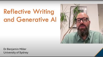 Generative AI and reflective writing