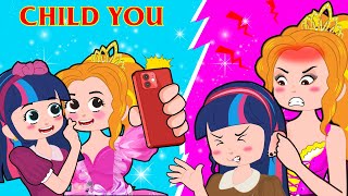 High School You vs Child you! How to Become Popular! | Poor Princess Life Animation screenshot 5