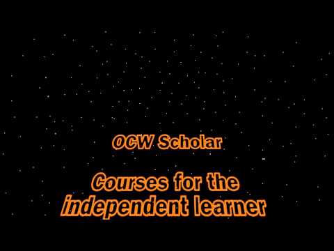 OCW Scholar promotion
