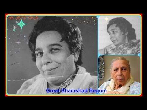 SHAMSHAD BEGUM-Film-JOHARI-1951-Gora Rang Na Kisi Pe Aaye-[ Great Gem ]