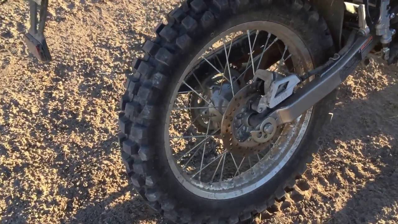 XT250 Tire Upgrade YouTube