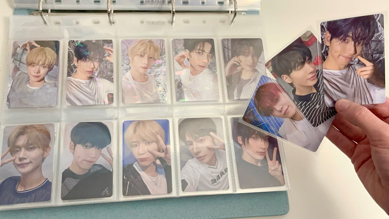 storing kpop photocards- txt edition!