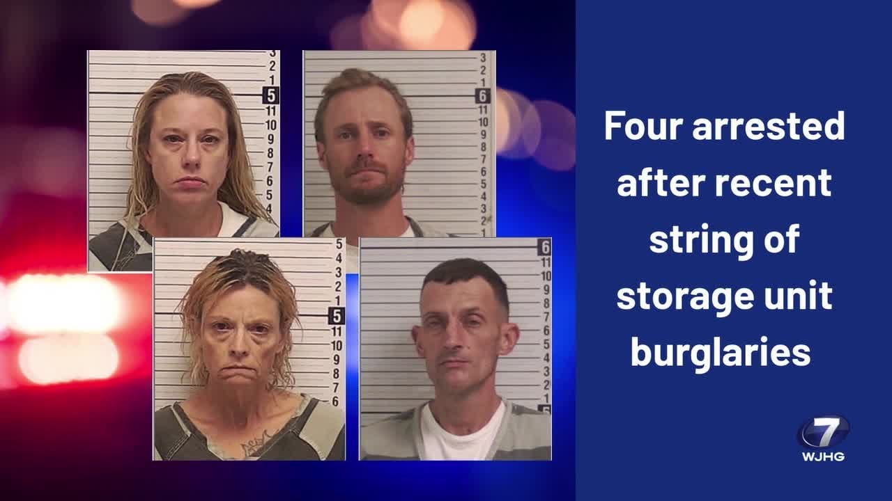 Four arrested after recent string of storage unit burglaries - YouTube
