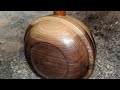 woodturning a great little project from a piece of black walnut