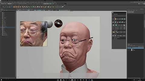Nakamoto Portrait #05 - Wip Timelapse : Props Creation in MAYA