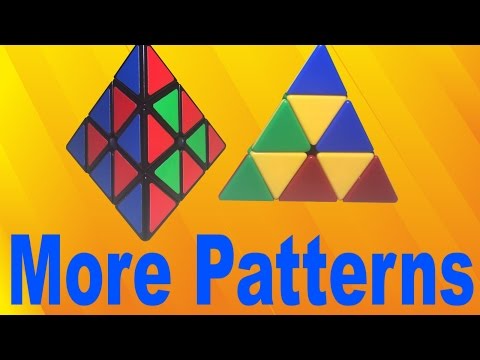 Two Pyraminx Patterns- Alternate Checkerboard and Superflip