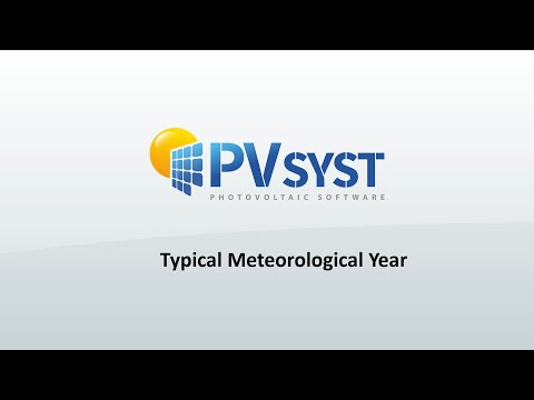 PVsyst 7 - Meteo 004 - TMY Generation
