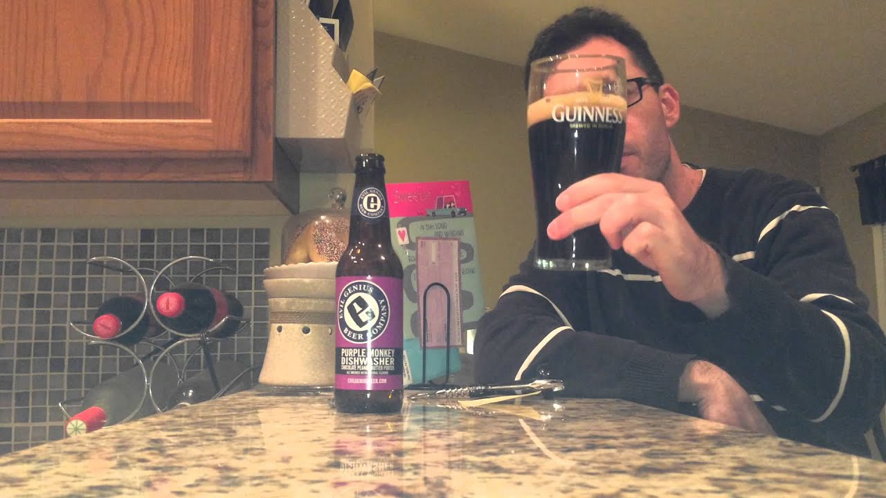 DG Beer Review Evil Genius Purple Monkey Dishwasher YouTube