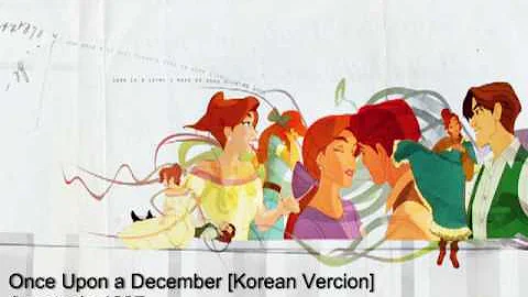 Anastasia - Once Upon a December [Korean]
