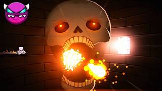 Skeletal Shenanigans 100% First Medium Demon Geometry Dash