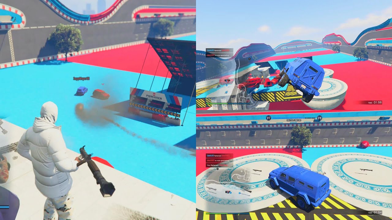 GTA 5 ONLINE #44- RPG'S VS INS BLUE N RED