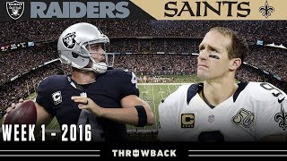 Check out the 2016 week 1 game highlights between oakland raiders and
new orleans saints! #classicgamehighlights #raiders #saints nfl
throwback is yo...