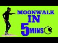 HOW TO MOONWALK IN 5 MINUTES#moonwalk tutorial
