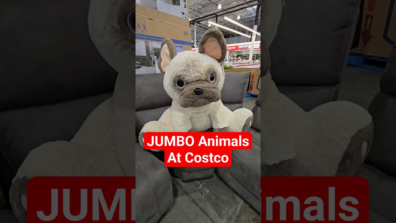 Jumbo stuffed plush animals at Costco $49.99 