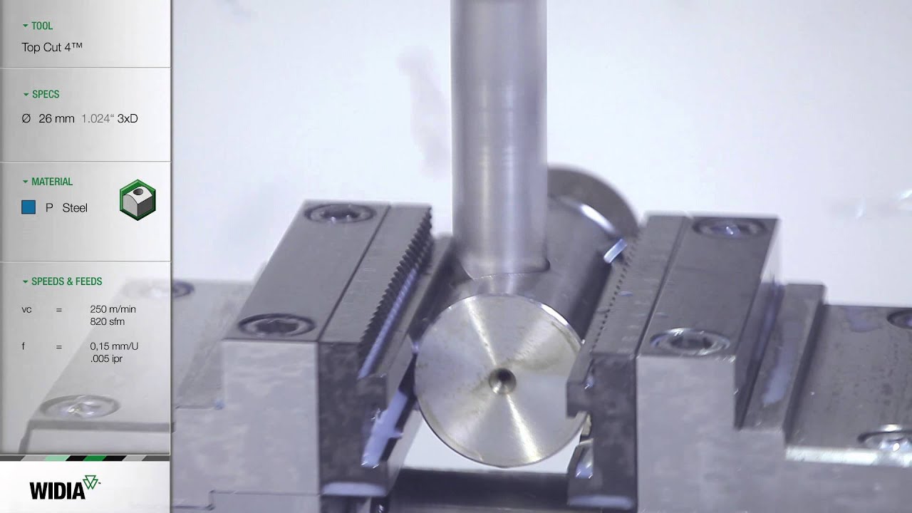 WIDIA Top Cut 4 u drill YouTube