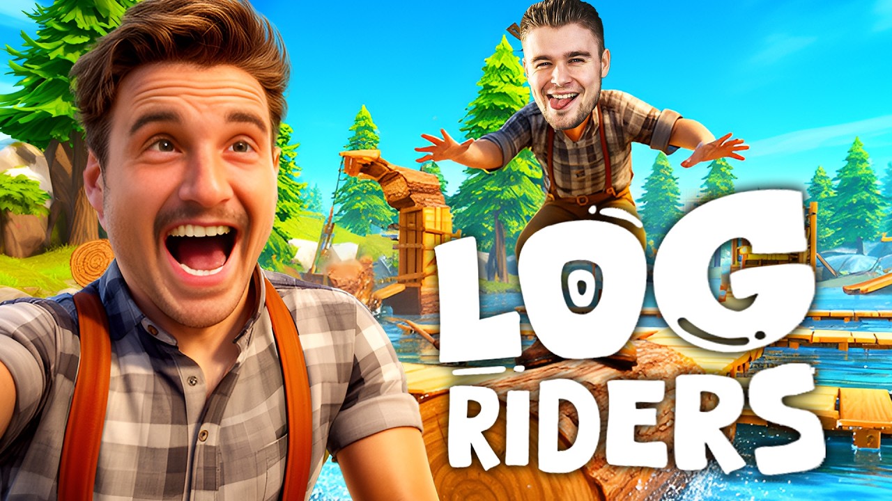 ABSURDALNIE ŁATWA GRA DLA DZIECI | LOG RIDERS @Bladii