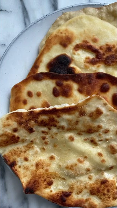 Easy NAAN Recipe | 2 Ingredient Yogurt Flatbread