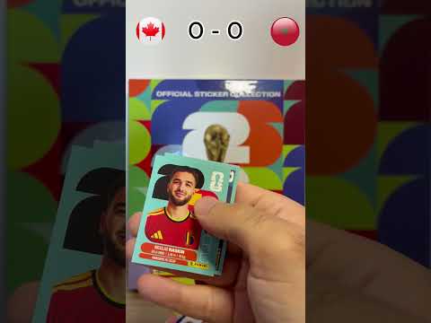 Video Canada VS Marocco - Sticker Match - Ottavi di finale Fifa World Cup 2026