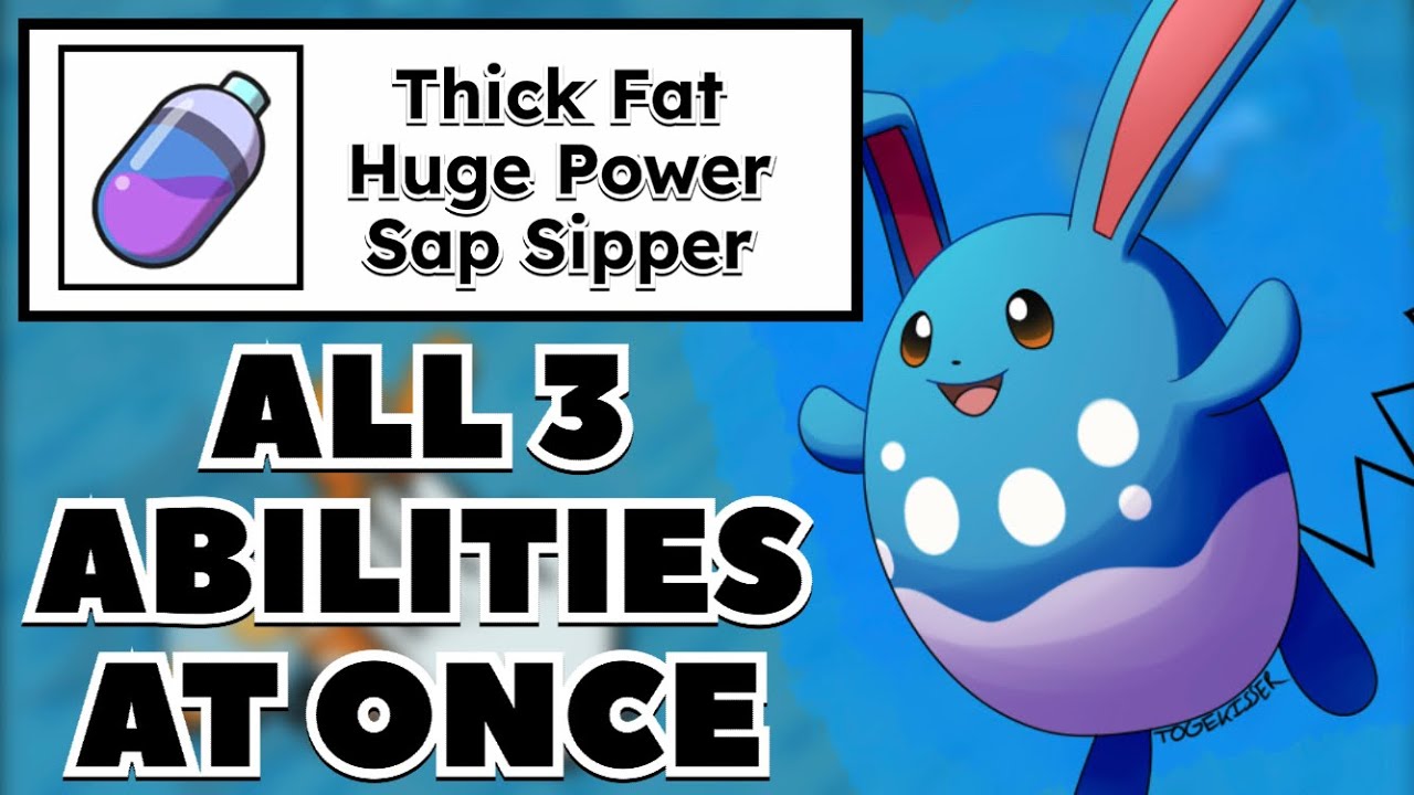 What If Belly Drum Azumarill could use ALL OF IT’S ABILITIES AT THE SAME TIME | Pokebilities
