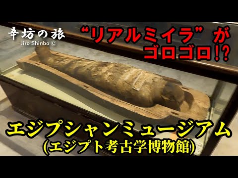 エジプシャンミュージアム(エジプト考古学博物館) “リアルミイラ”など価値ある展示物が雑にゴロゴロ!?～辛坊の旅～
