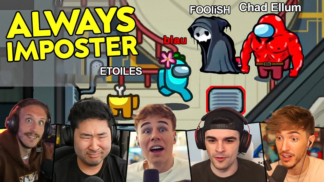 Among Us, But I Won't Stop Getting Imposter (Multi POV ft. PeterPark, Foolish, Nicewigg, and More)