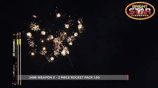 Weapon X Strobe Rocket by BrightStar Fireworks from @fireworkcrazy #fireworkcrazy