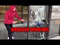 MAJOR DESTRUCTION! WE SHATTERED AND SMASHED EVERY WINDOW IN THIS HUGE BUILDING!!!