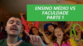 📚 Ensino Médio VS Faculdade: Qual a Diferença? (Parte 1)