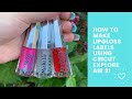 UPDATED: DIY How To Make Vinyl Lip Gloss Labels Using The Cricut Explore Air 2! | Michelle Beauty