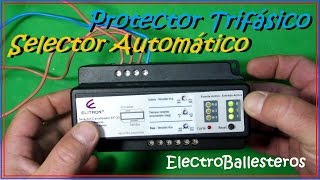 Protector Selector Trifasico Automático