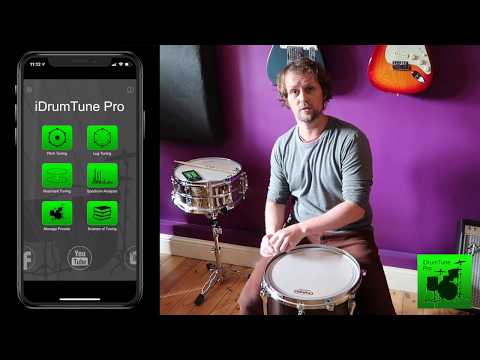 Drum Tuning 101 - Back To Basics. Simplified tuning with the iDrumTune Pro drum tuner app