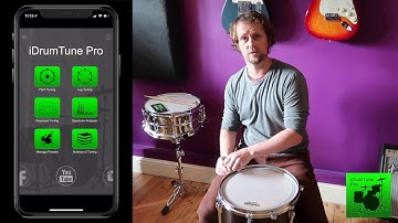 Drum Tuning 101 - Back To Basics. Simplified tuning with the iDrumTune Pro drum tuner app