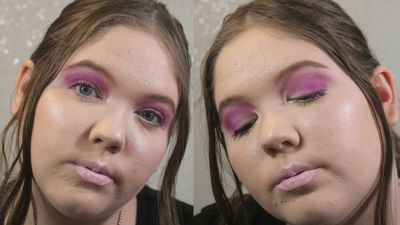 Drugstore Bright Pastel Lilac Lavender Eyeshadow Look YouTube