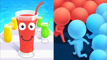 Juice Run vs Count Master - All Levels SpeedRun Android iOS Gameplay IVRXD