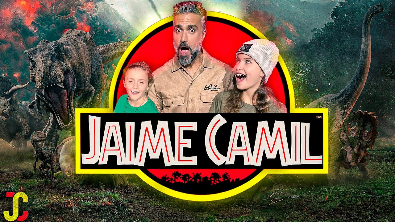 JURASSIC WORLD Increible Show, T-Rex y Velocirraptors en vivo! | JAIME CAMIL