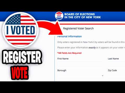 How To Register To Vote Online 2026! - Tutorial