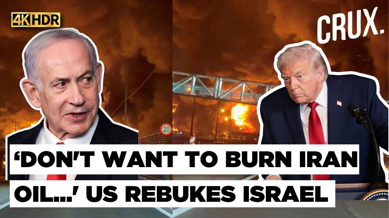 First US-Israel Feud In Iran War? Trump Warns Netanyahu As IDF Strikes Burn Oil Depots | 4k