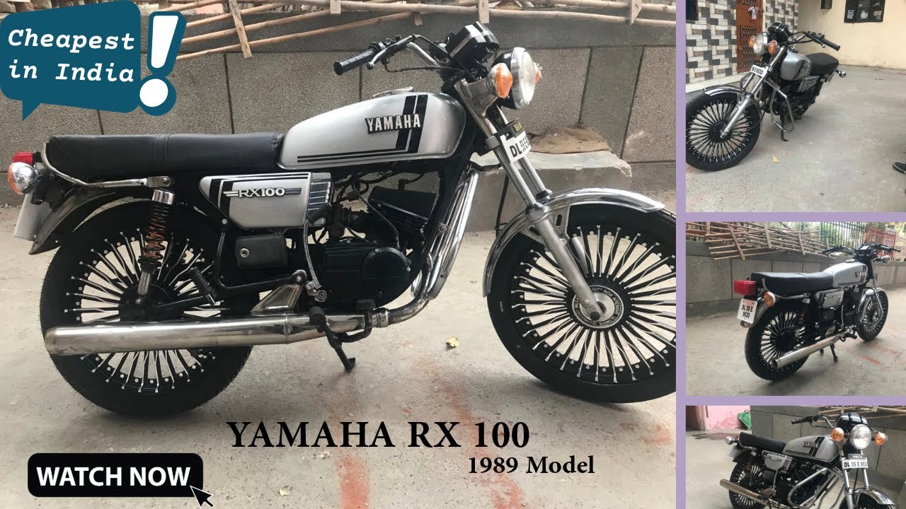 Cheapest RX 100 in India🔥| RX 100 for sale | Available 1987 | Pure Japanese Model | Watch Now 🏍️🔥