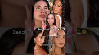Full I love a beachy summer makeup look 😍🌺🏝️ Update