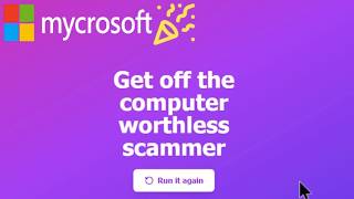 Microsoft Popup Scammer VS Fake Virus and BSOD