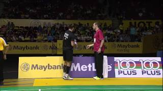 Lin Dan vs Jan O Jorgensen | MS SF Match 5 - Maybank Malaysia Open 2015