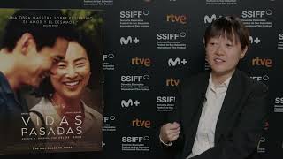 Download Lagu Entrevista con CELINE SONG, directora de 'VIDAS PASADAS' (Celine Song interview, 'Past lives') MP3
