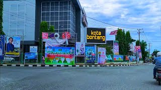 suasana jalanan kota bontang 2022, dari kilo meter 6 menuju bontang baru