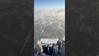 Best of 2024: bizarre view of frozen Lake Michigan from 360 Chicago 🥶