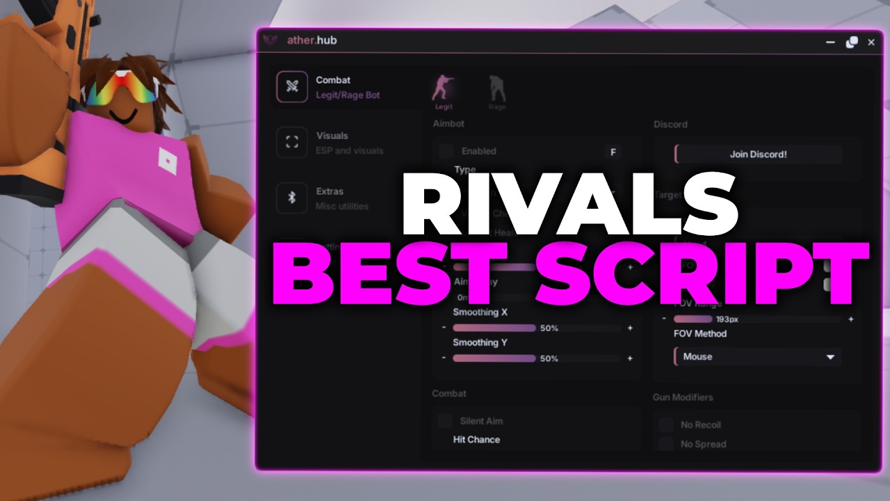 [🔫NEW] Rivals Script Pastebin *NO KEY* Ragebot, Free Guns, Silent Aim + MORE!