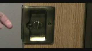 Hardware Hut - Deltana Pocket Door Privacy Pull (Function)