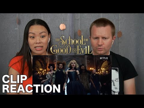 The School For Good & Evil Official Clip // Reaction & Review