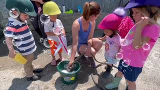 Pony Bathtime Giving Ponies A Bath With Toddler Helpers