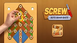 Screw Nuts - Wood Bolts Master (by Magic Word Games) IOS Gameplay Video (HD) screenshot 1