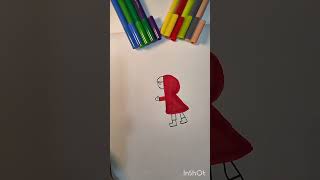 how to draw a cute girl blowing bubbles | easy drawing #shorts #ytshorts#viral @ArtistShikhaSharma